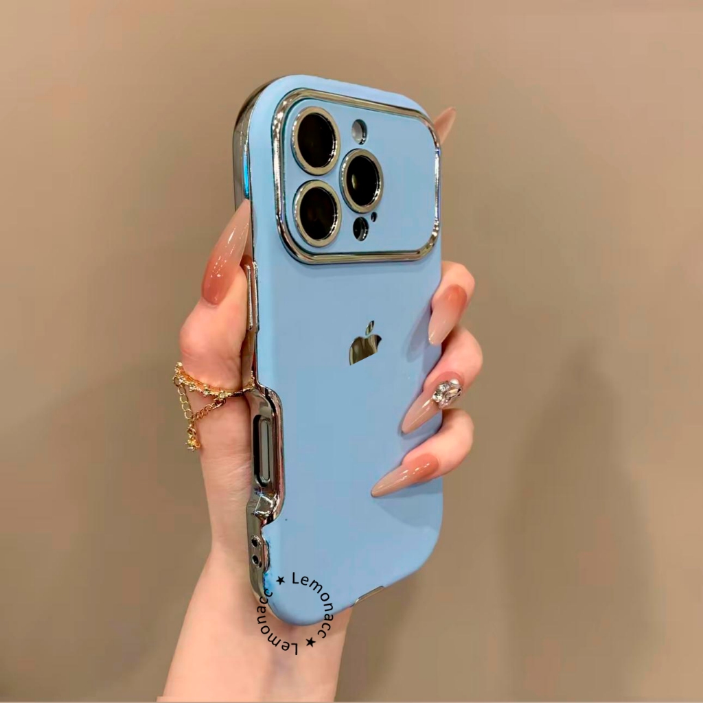 Jual BerLogo - Leather Case Suede Silver Plating - Softcase/Casing Hp ...