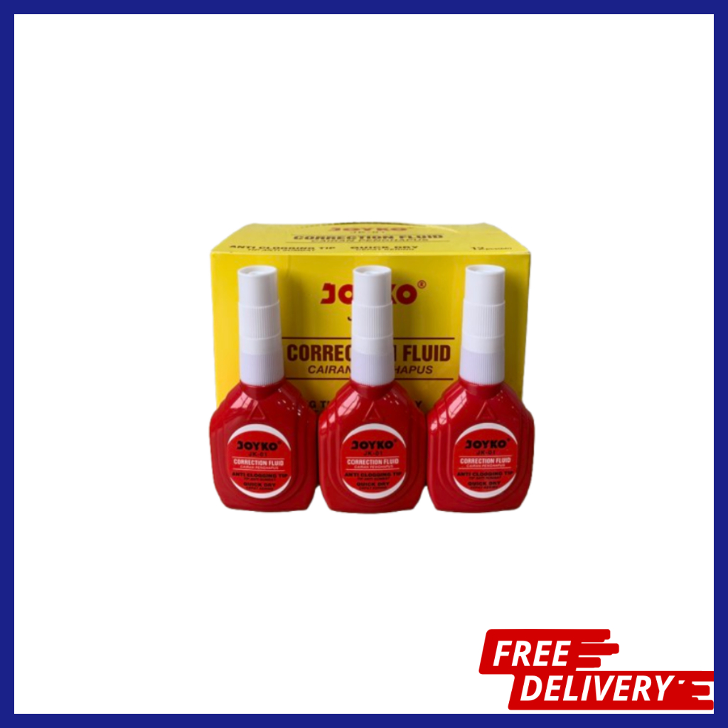Jual JOYKO TIPE X CAIR/TIPE-X BOTOL BULAT JOYKO JK-01 | Shopee Indonesia