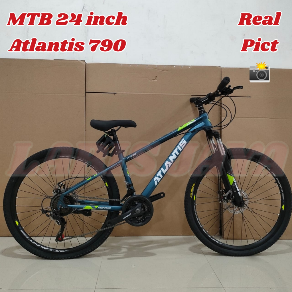Jual Sepeda Gunung MTB ATLANTIS AT-MT 790 Ukuran 24 Inch Rem Cakram 24 ...