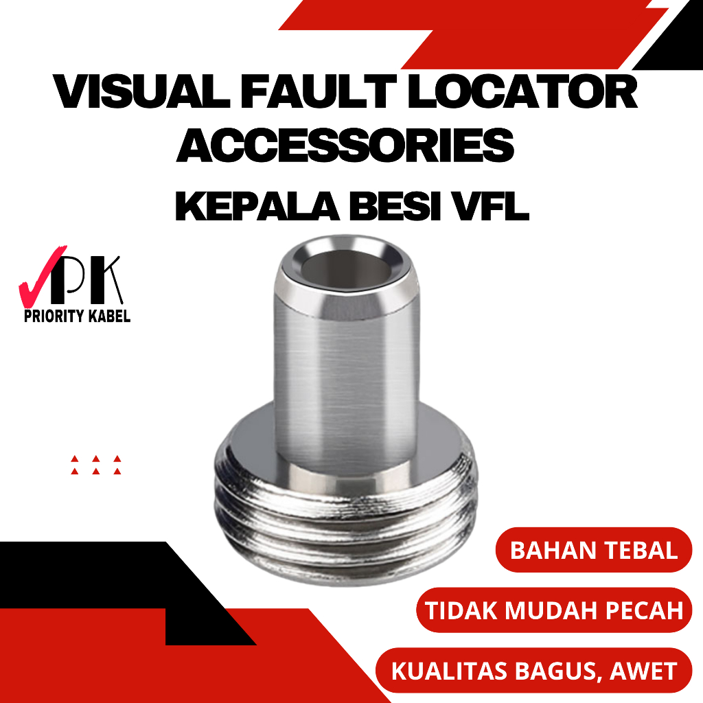 Jual Komponen Visual Fault Locator Ceramic 7mm / Kepala Besi Aksesoris ...