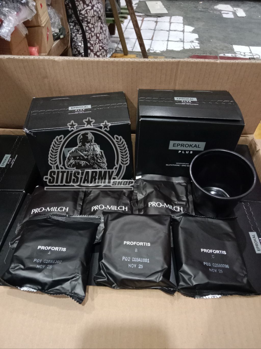 Jual 1 paket ransum eprokal plus. eprokal plus tni exp mei 2026. ransum ...