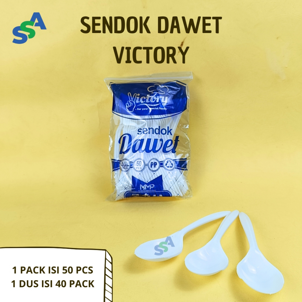 Jual SENDOK DAWET VICTORY ISI 50 PCS / SENDOL CENDOL PLASTIK | Shopee ...