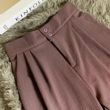 Celana Kulot Wanita Knit Highwaist Jennie Pants Premium Kancing