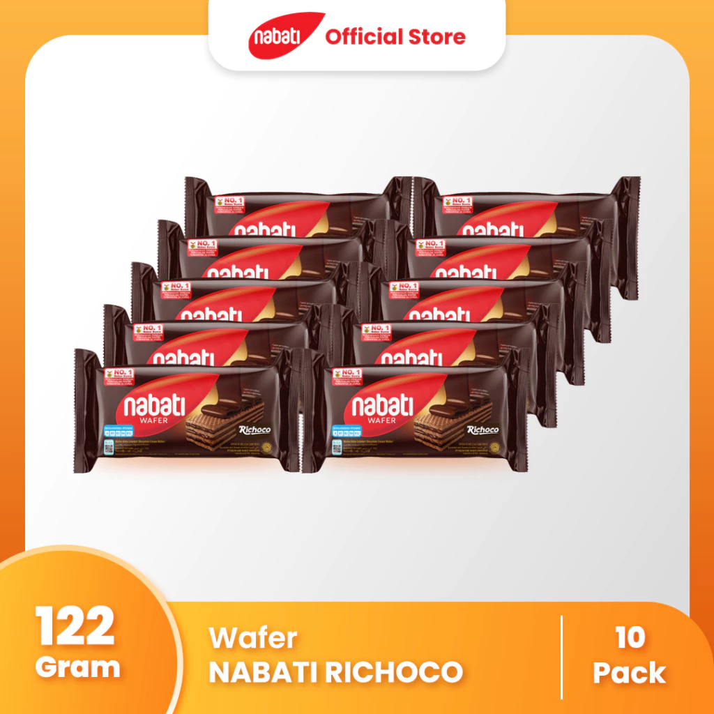 Jual Nabati Wafer Richeese | Richoco [1 Box isi 20 Pcs] | Shopee Indonesia