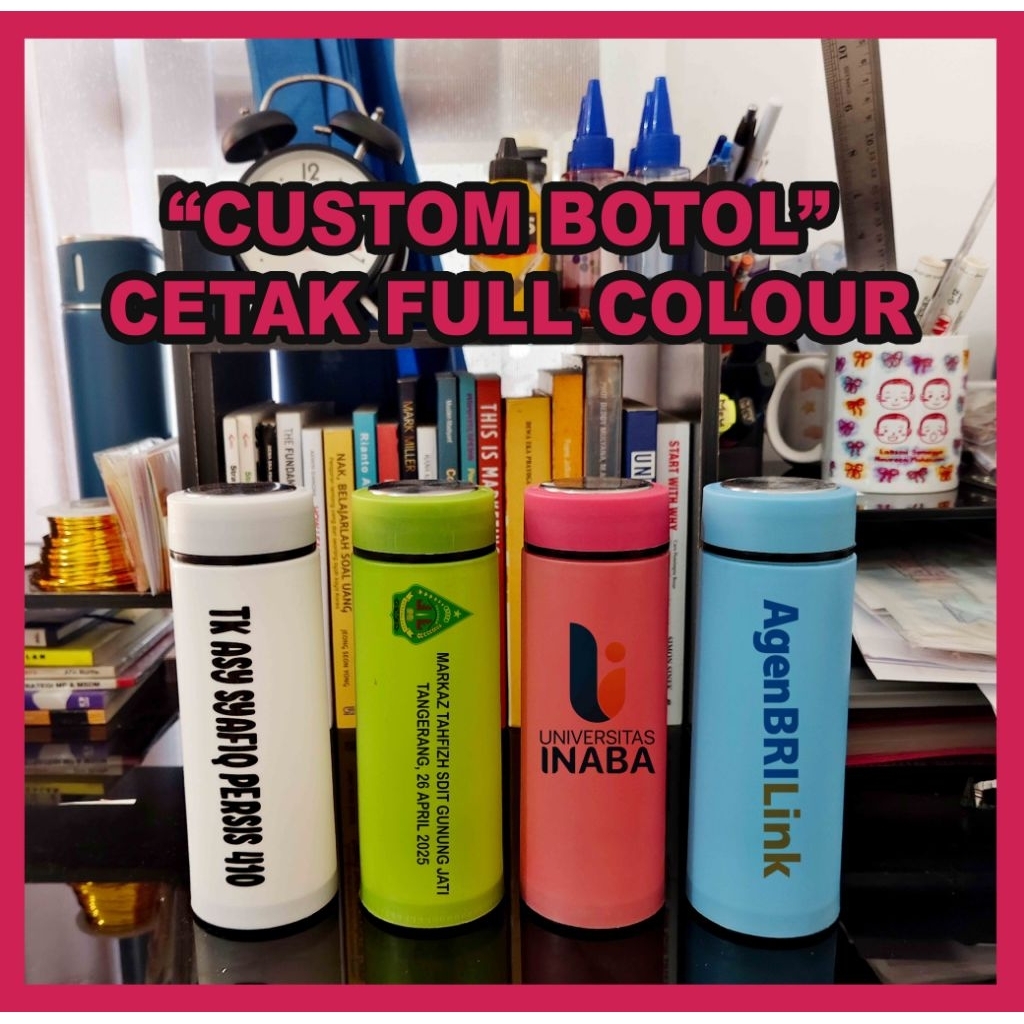 Jual Botol Custom - Tumbler Custom - Botol Custom satuan | Shopee Indonesia
