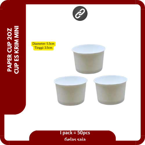 Jual Paper Cup 2oz Gelas Eskrim | gelas kertas Es Krim Mini | Paper Cup ...