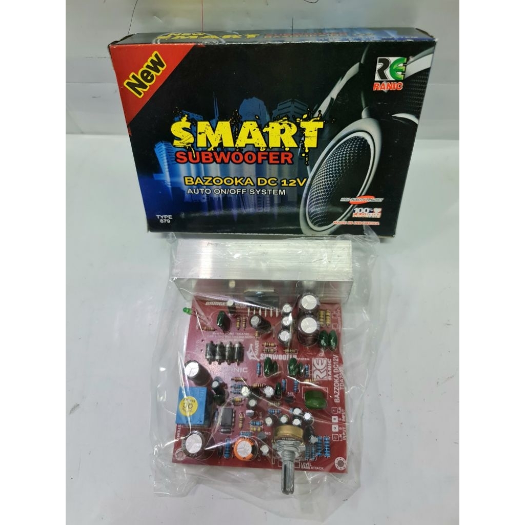 Jual RANIC KIT ACTIVE SUBWOOFER SMART BAZOOKA DC 12volt TYPE (879 ...