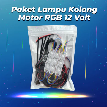Paket Lampu Kolong RGB 12 Volt Motor