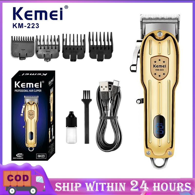 Jual KEMEI Alat Cukur Rambut Elektrik Hair Tesla Cliper Alat Potong ...