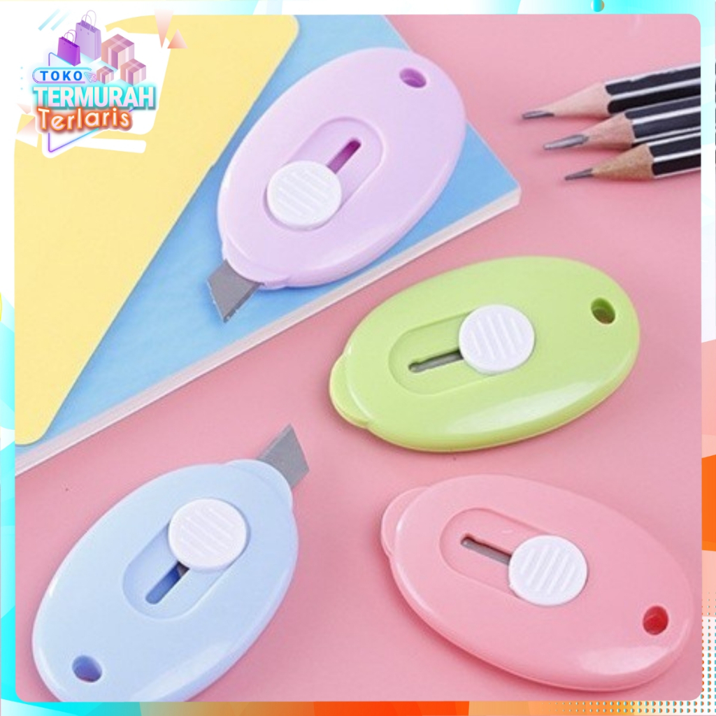 Jual TTT Cutter Mini Portable Bentuk Oval Mini Cutter Polos Travel Kit ...