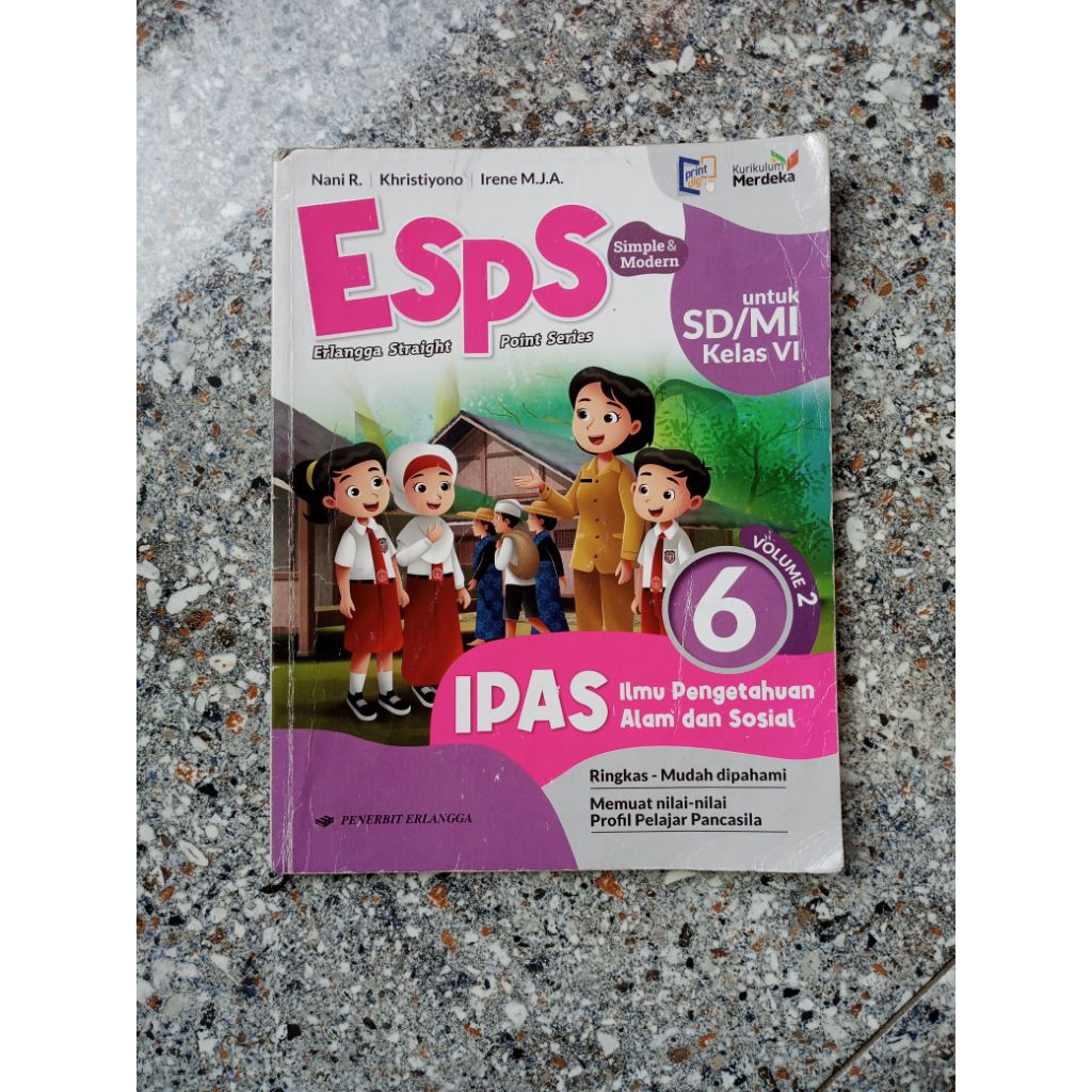 Jual ESPS IPAS VOLUME 2 ILMU PENGETAHUAN ALAM SOSIAL UNTUK SD/MI KELAS ...