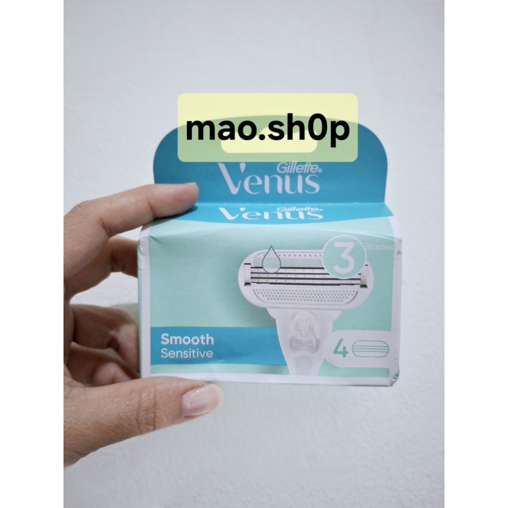 Jual Refill Gillette Venus Smooth Sensitive Razor isi 4 pcs | Shopee ...