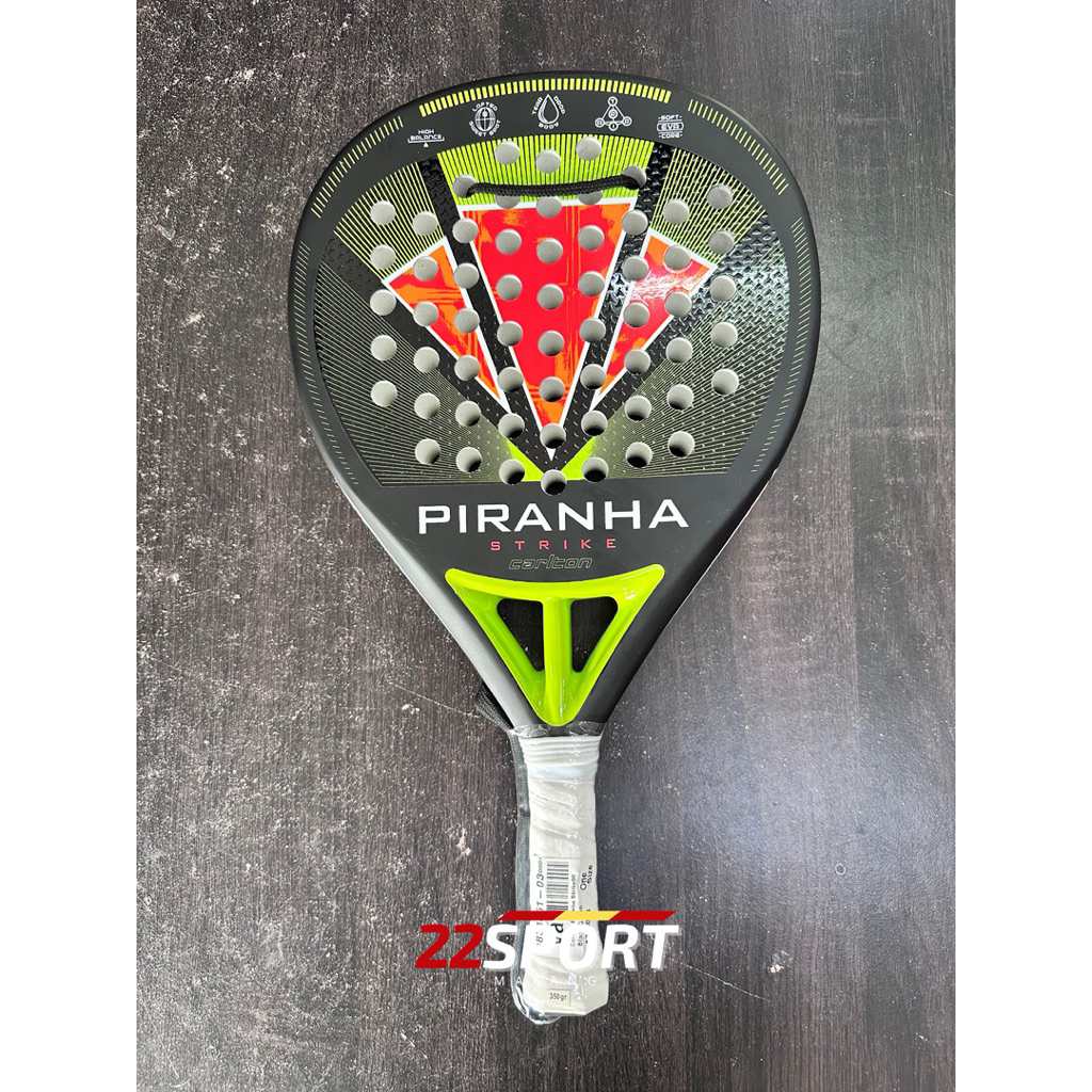Jual Raket Padel Carlton Piranha Strike Original | Shopee Indonesia