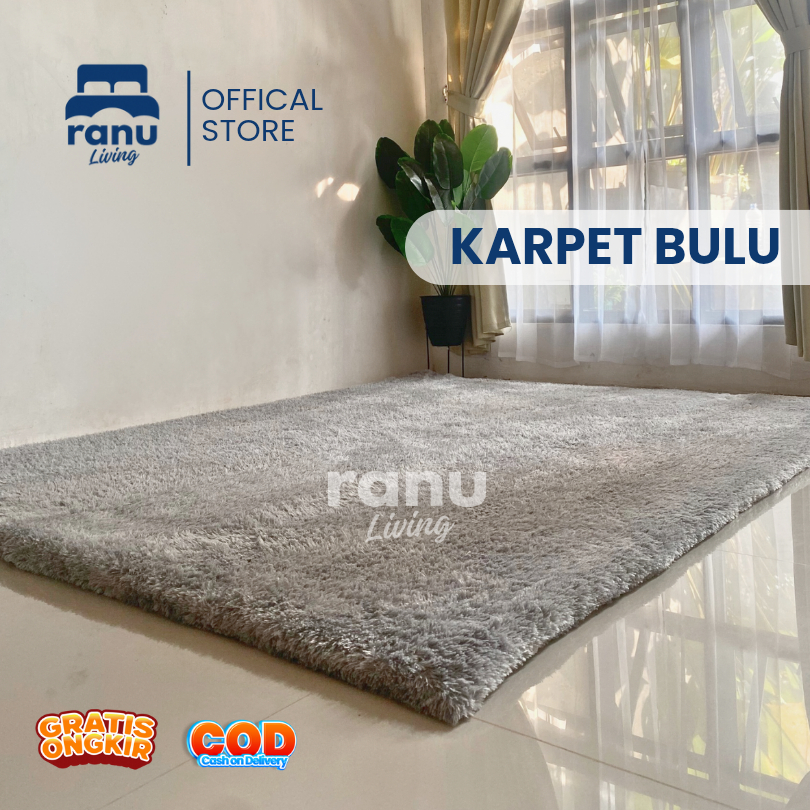 Jual KARPET BULU RASFUR PREMIUM ASLI UK 160X100 TEBAL DAN LEMBUT ...