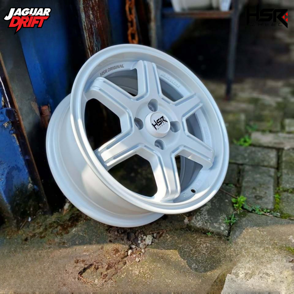 Jual Promo Harga Velg Ring 15 Lubang 4 Warna Putih Pelek Hsr Minas R15 ...