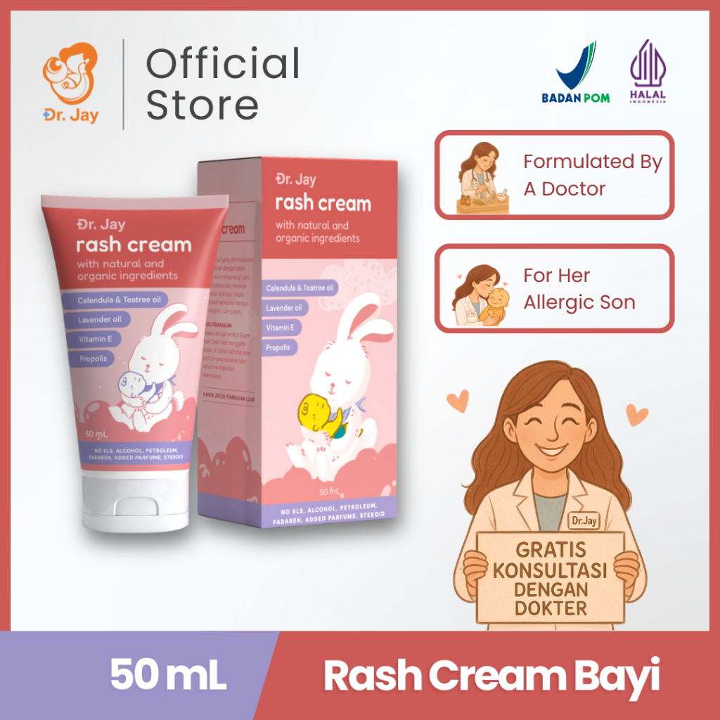 Jual dr. Jay Natural and Organic Rash Cream - Pereda Ruam Popok ...