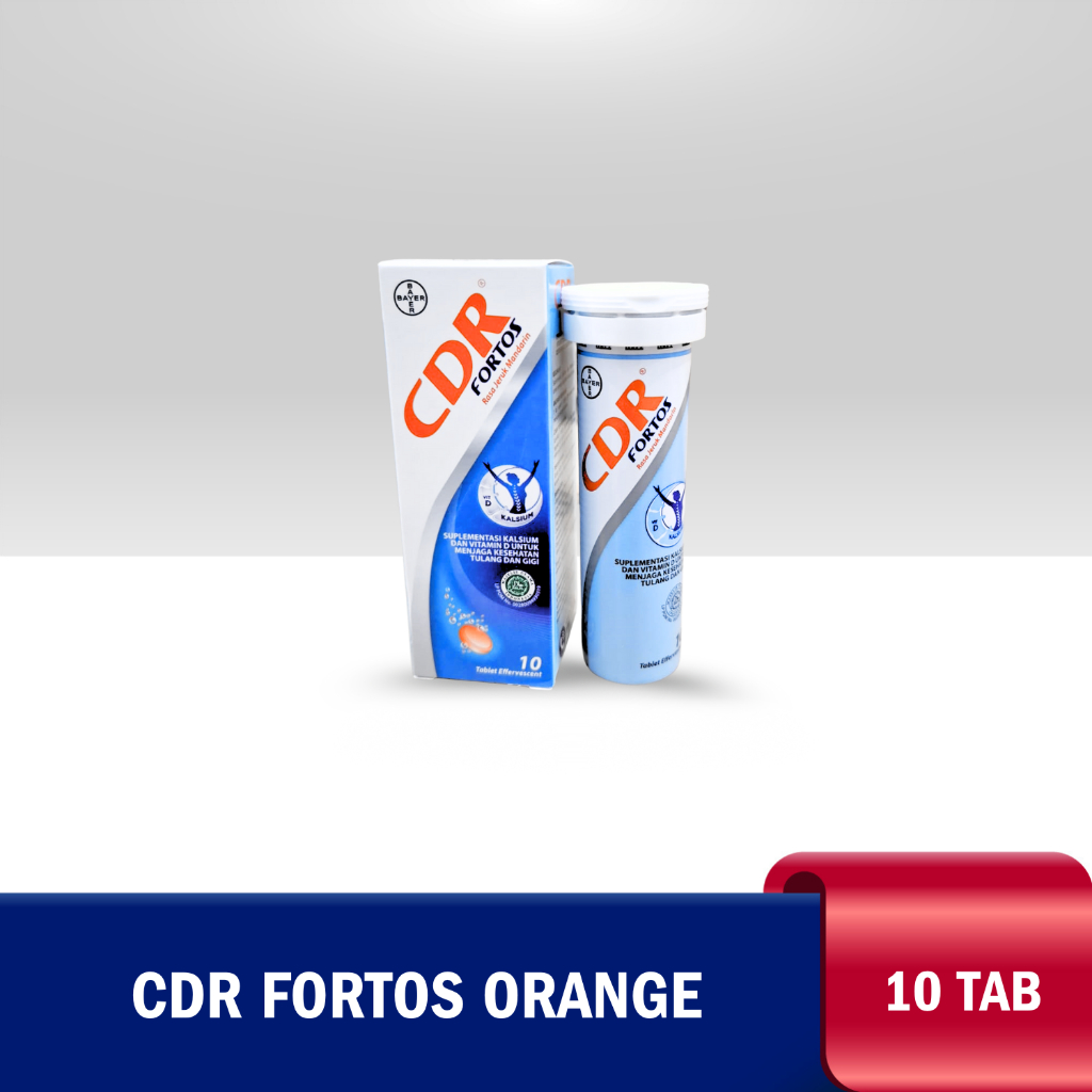 Jual CDR FORTOS ORANGE 10S - Vitamin Tulang Larut Dalam Air | Shopee ...
