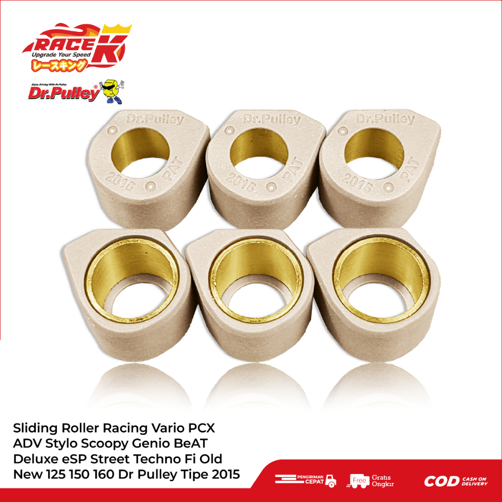 Jual Dr Pulley Sliding Roller Racing Vario PCX ADV Stylo BeAT Deluxe ...