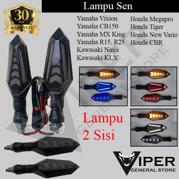 Jual Sen Motor LED Running 2 Sisi Universal Yamaha Vixion CB150 ...