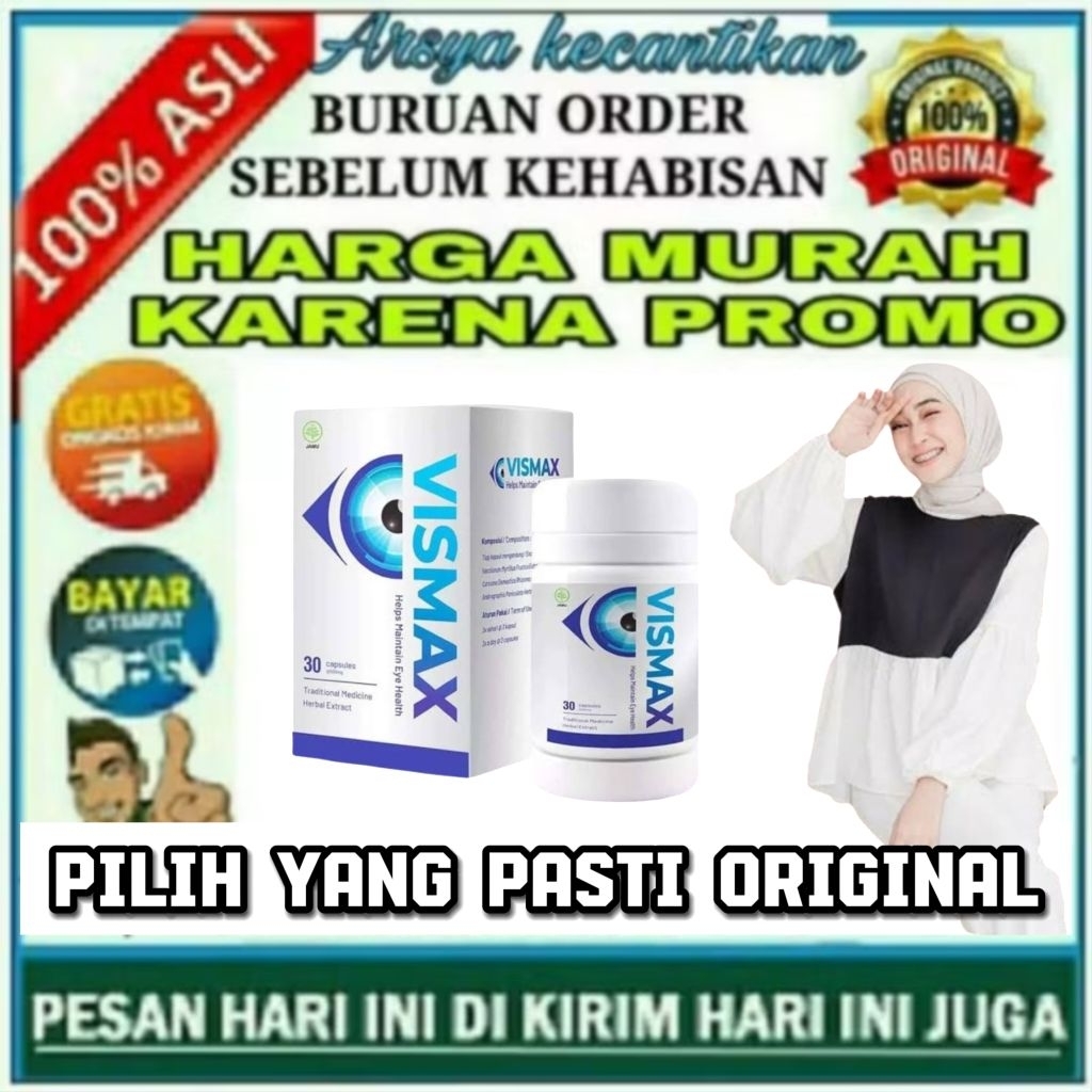 Jual VISMAX ASLI 100% ORIGINAL OBAT MATA MINUS KATARAK RABUN JAUH AMPUH ...