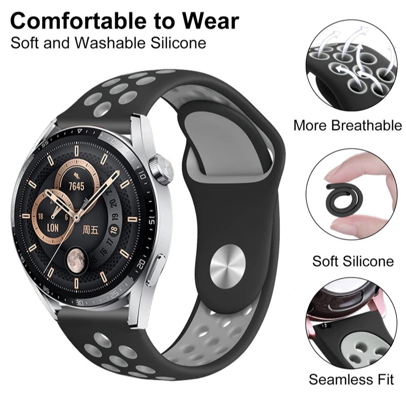 Tyogeephy Compatibile Con Silicone 20MM Sostituzione Cinturino