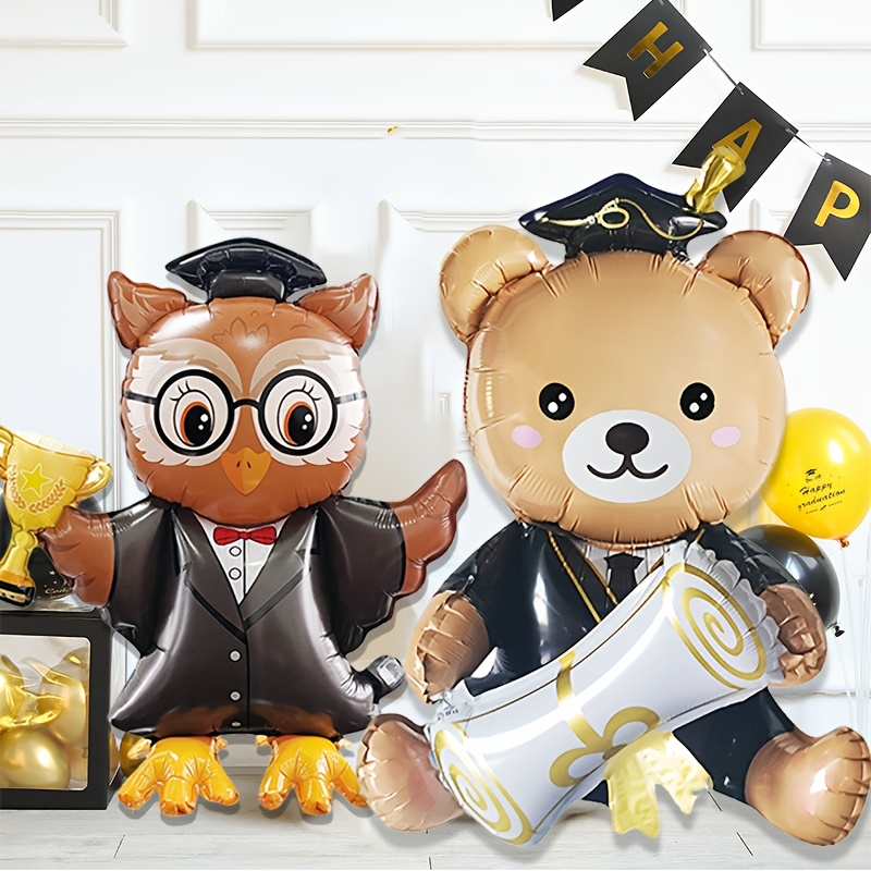 Jual Balon Foil Jumbo Wisuda Graduation / Balon Foil Bulat Wisuda ...
