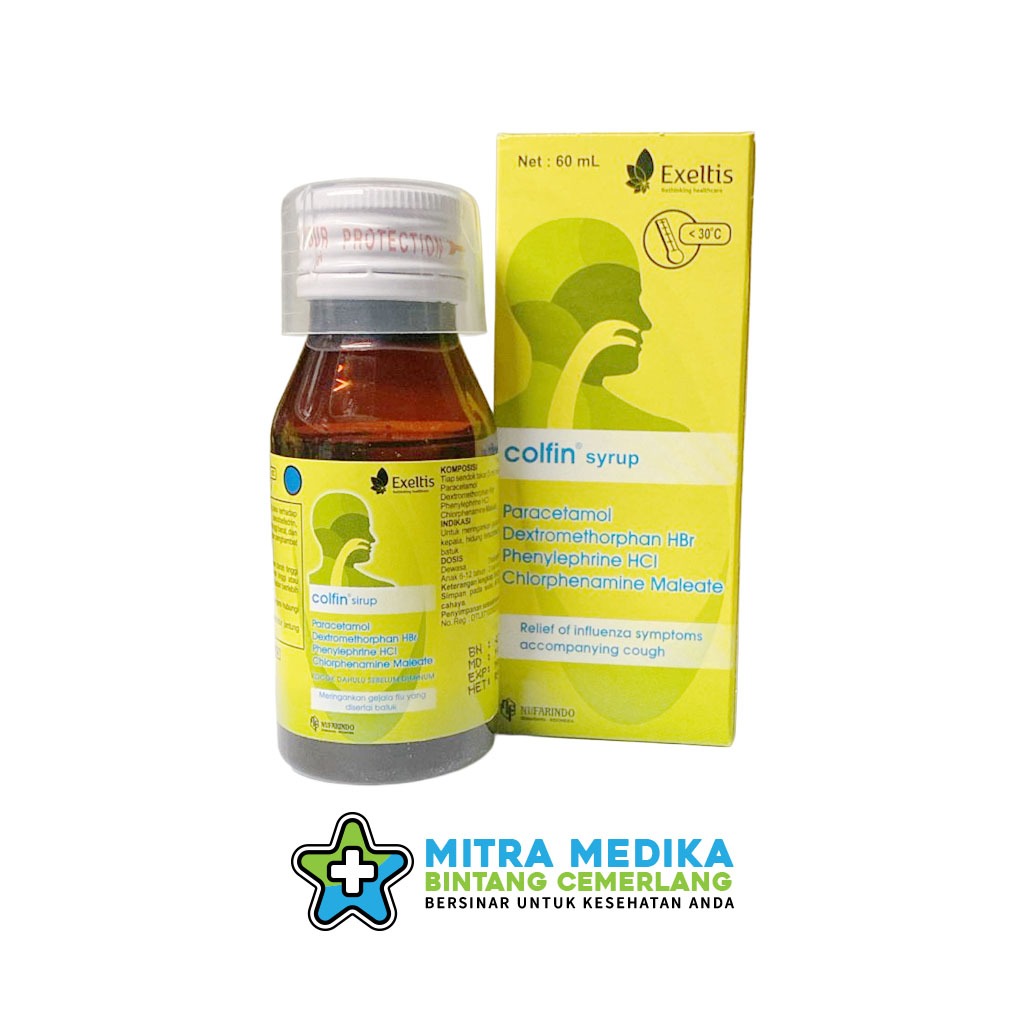 Jual COLFIN SYRUP OBAT BATUK (1 BOTOL) | Shopee Indonesia