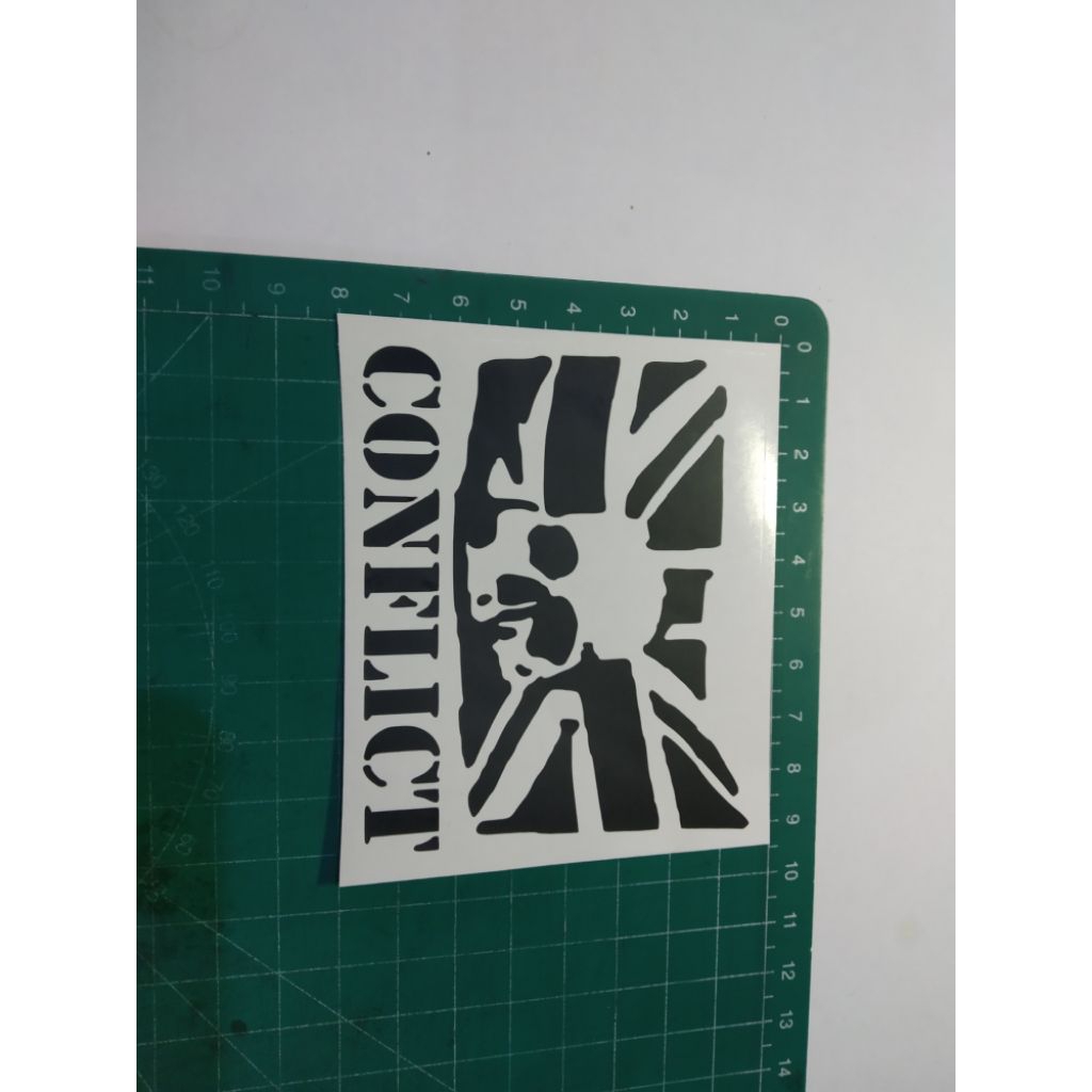 Jual stiker cutting conflict | Shopee Indonesia