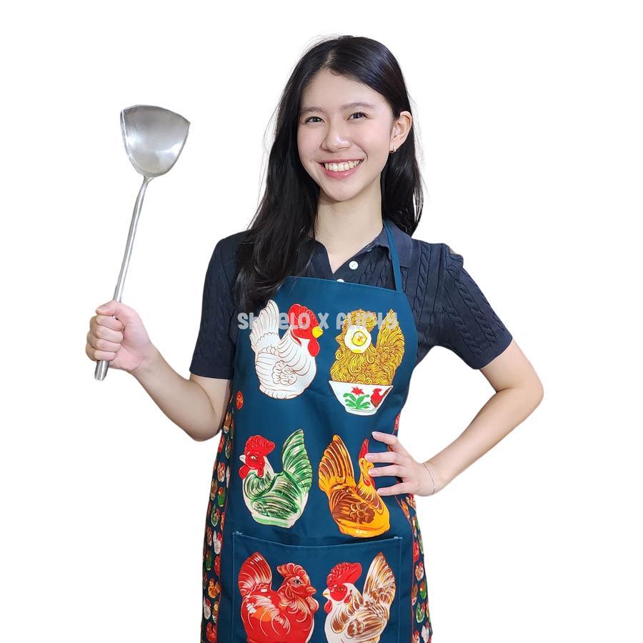 Jual Apron Dapur Celemek Masak IGOR Celengan Ayam Ilustrator Desainer ...