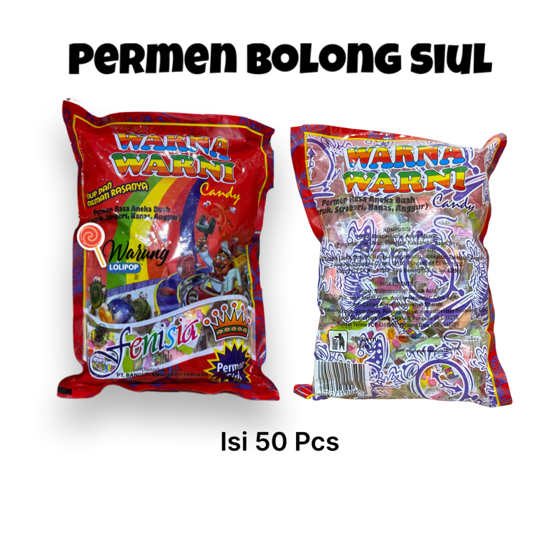 Jual Permen Warna Warni Siul 50 Butir Rasa Buah I Permen Siul Priwit ...