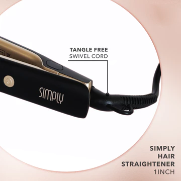 Catokan SIMPLY By Lumi Hair Straightener 1 Inch Pelurus Rambut Tourmaline