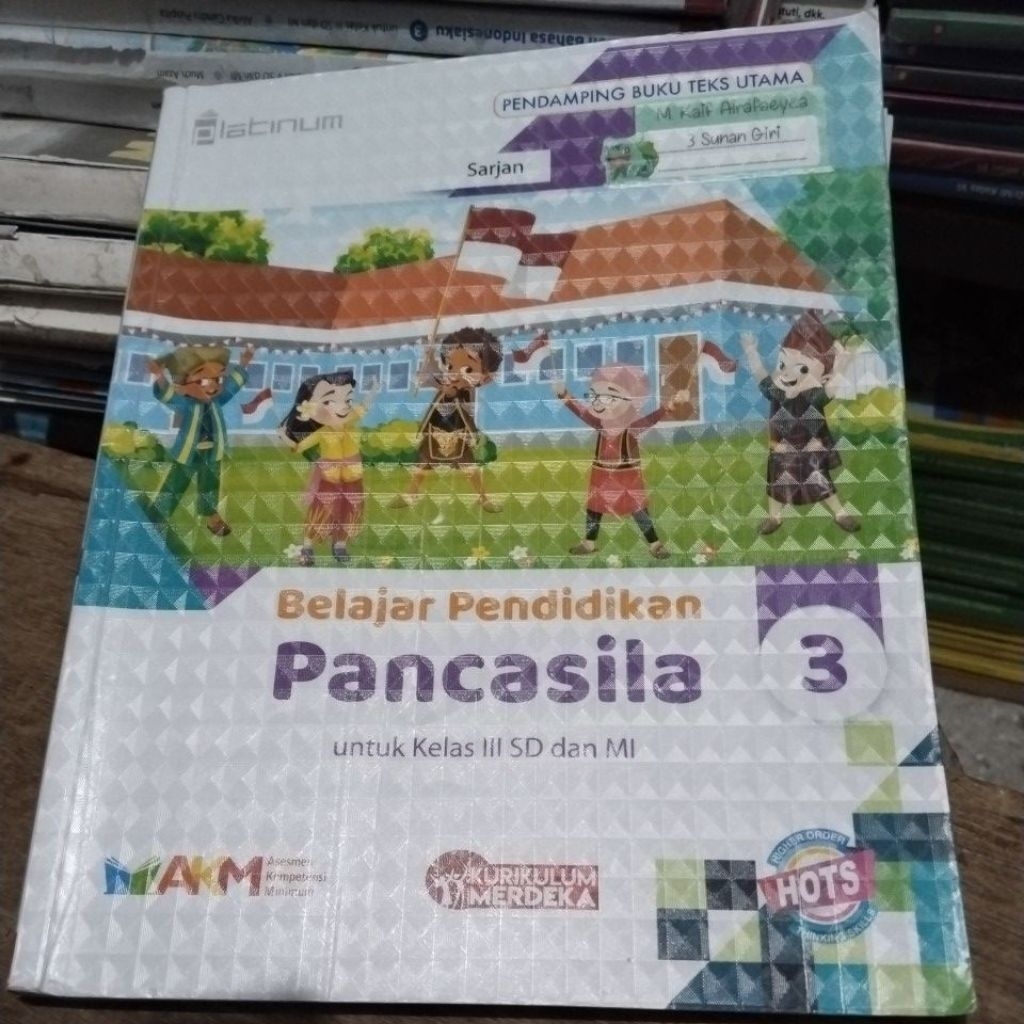 Jual buku belajar pendidikan Pancasila SD kelas 3 kurikulum merdeka ...