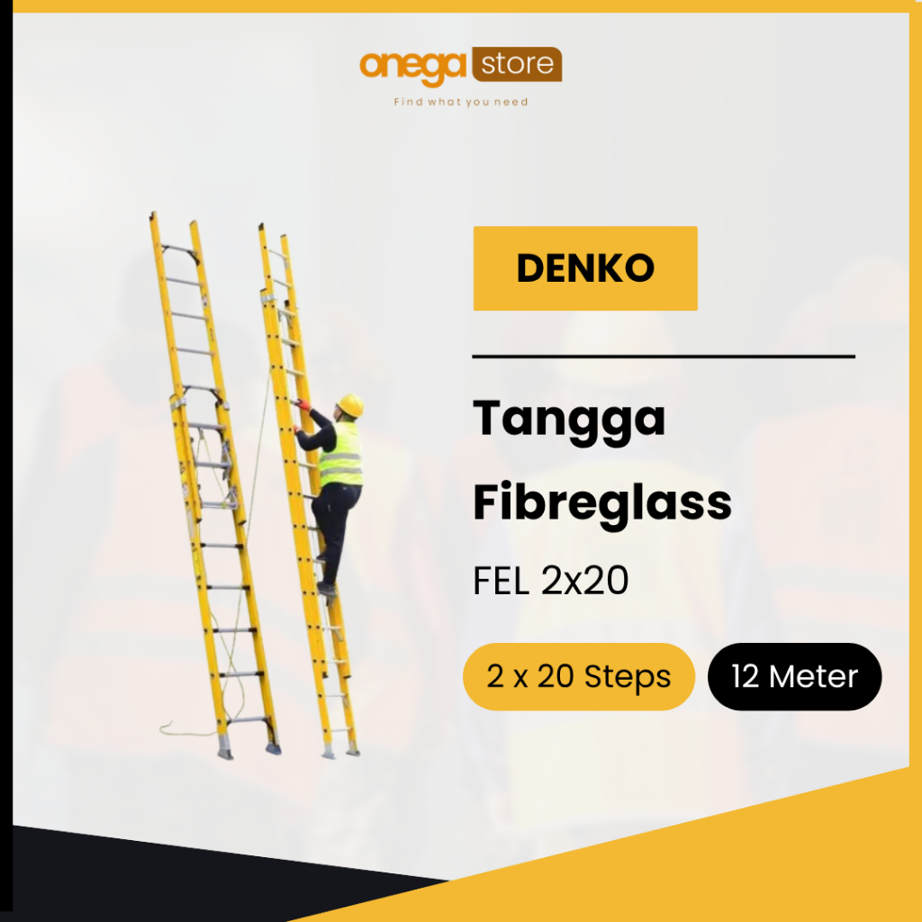 Product image Denko Tangga Fibreglass FEL 2x20 12Meter