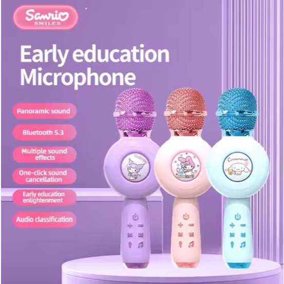 Jual Microphone Anak Sanrio / Mic Anak Karakter Sanrio / Microphone ...
