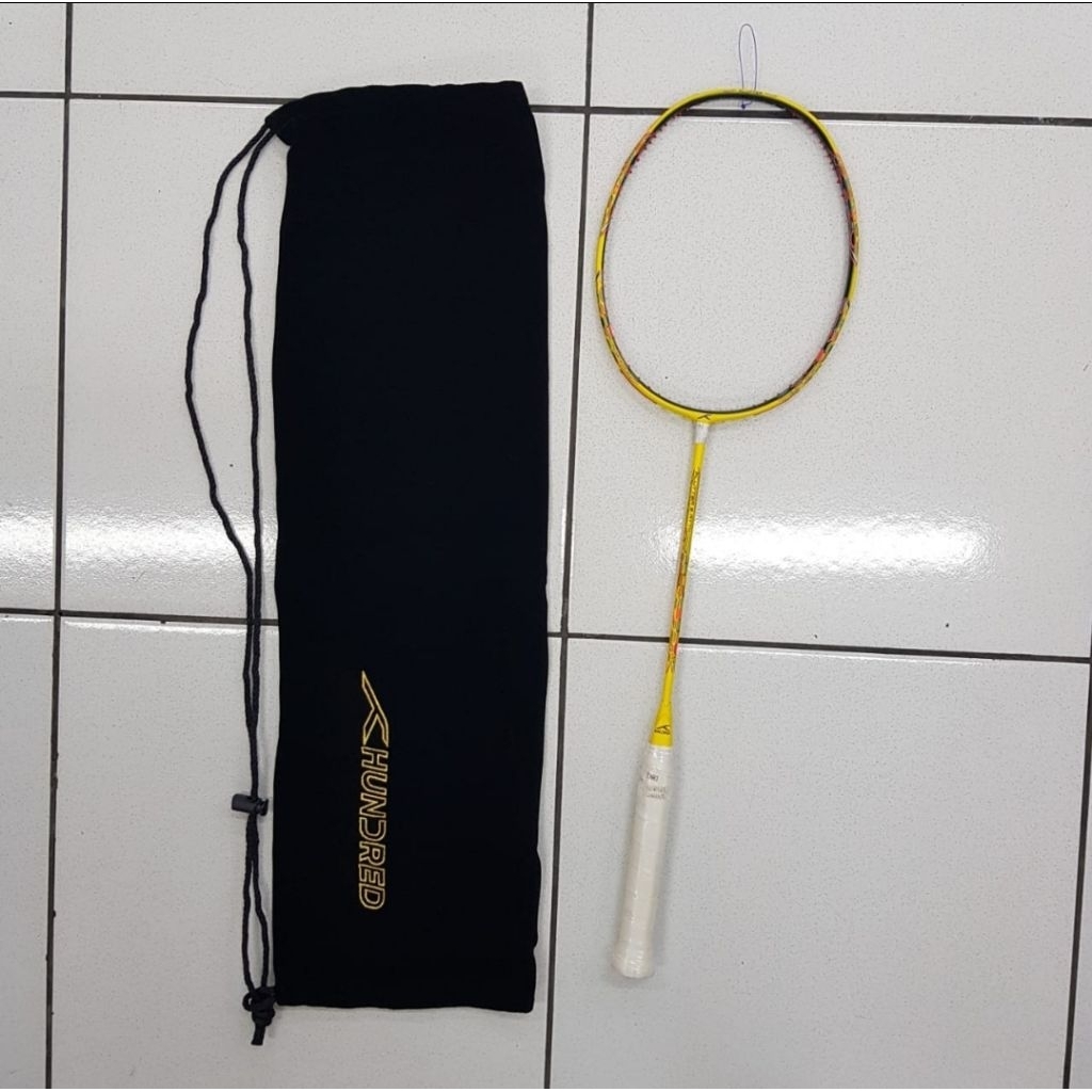 Jual Raket Badminton Hundred Flutter S ATTK Original Rakt Reket Rket ...