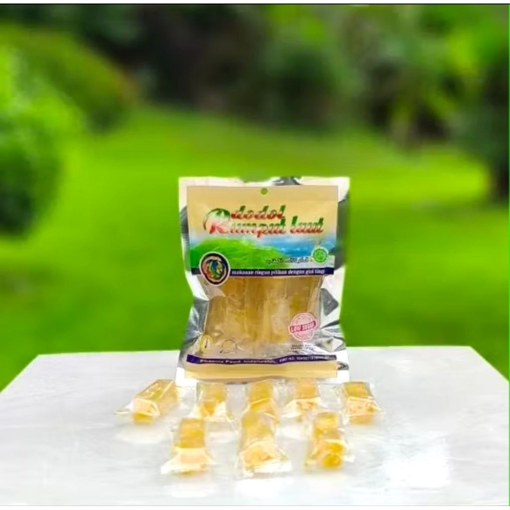 Jual [Halal]Dodol Rumput Laut Less Sugar Original Oleh Oleh Khas Lombok ...