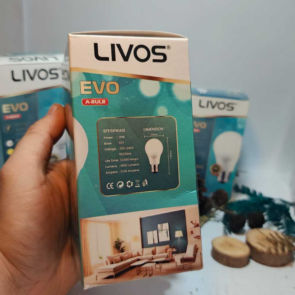 Jual LAMPU LED LIVOS EVO A BULB 15 WATT TERBARU BERKUALITAS | Shopee ...