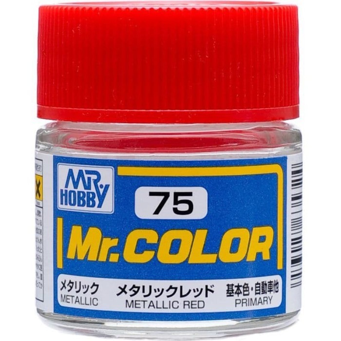 Jual Mr.Color Metallic Red Metallic C075 cat lacquer airbrush model kit ...