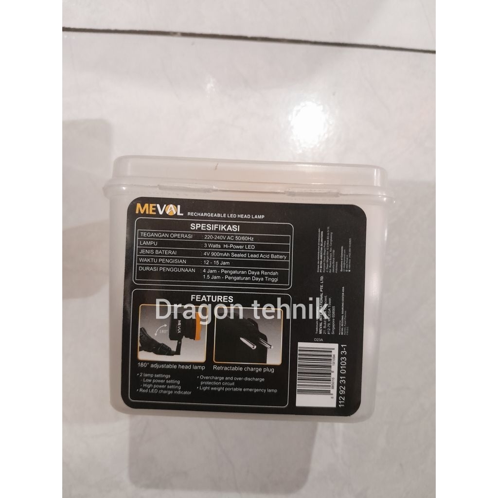 Jual SENTER KEPALA MEVAL 20W MH1-03A (PUTIH) | Shopee Indonesia
