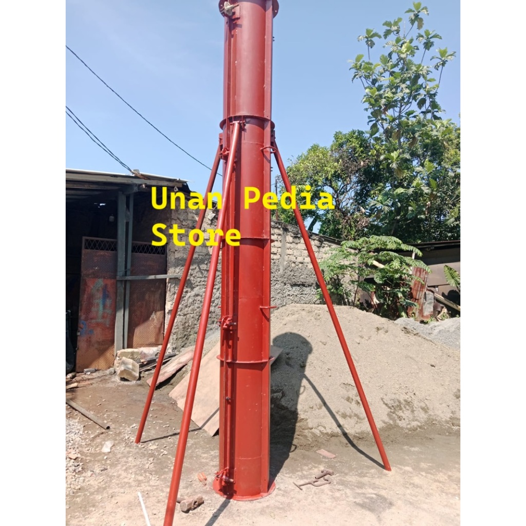 Jual Cetakan Bekisting Kolom Lingkaran 40x300 cm Cetakan Silinder