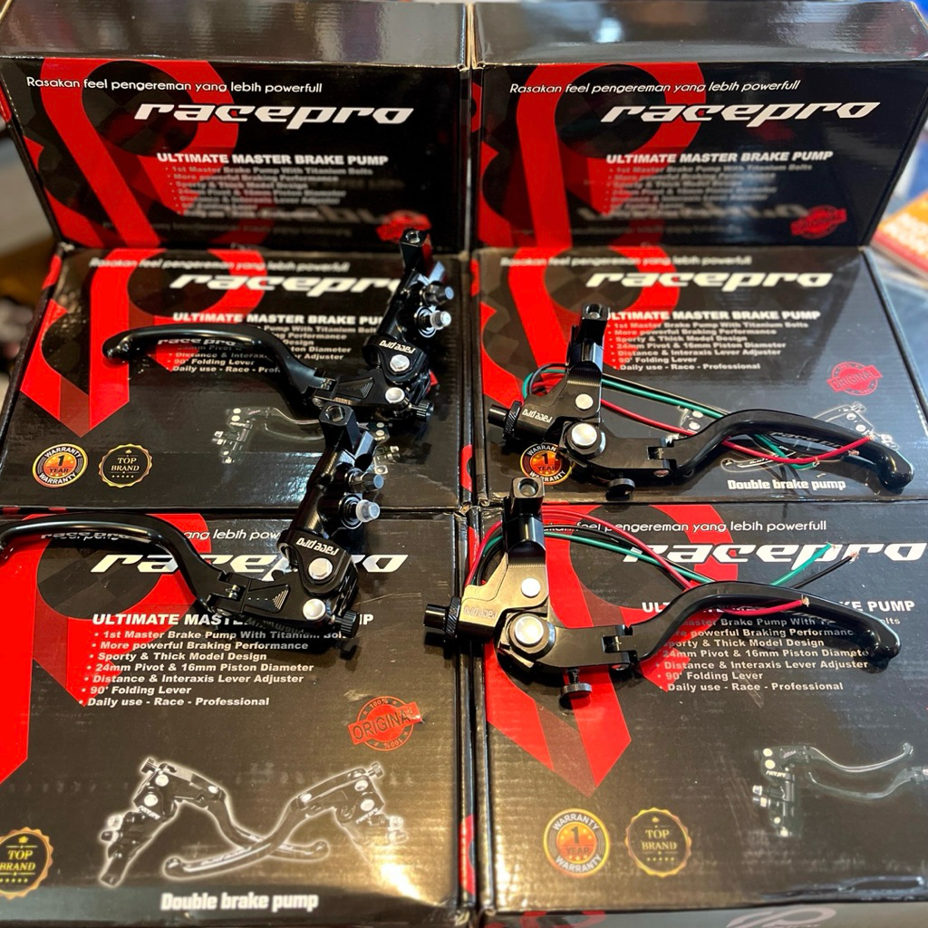 Jual MASTER REM RACEPRO GEN 3 HANDLE KANAN KIRI RACEPRO PEGANGAN REM ...