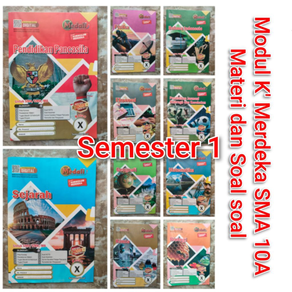 Jual LKS SMA SMK 10 Semester 1 Kurikulum Merdeka KUMER K21 LKS SMK 10 ...