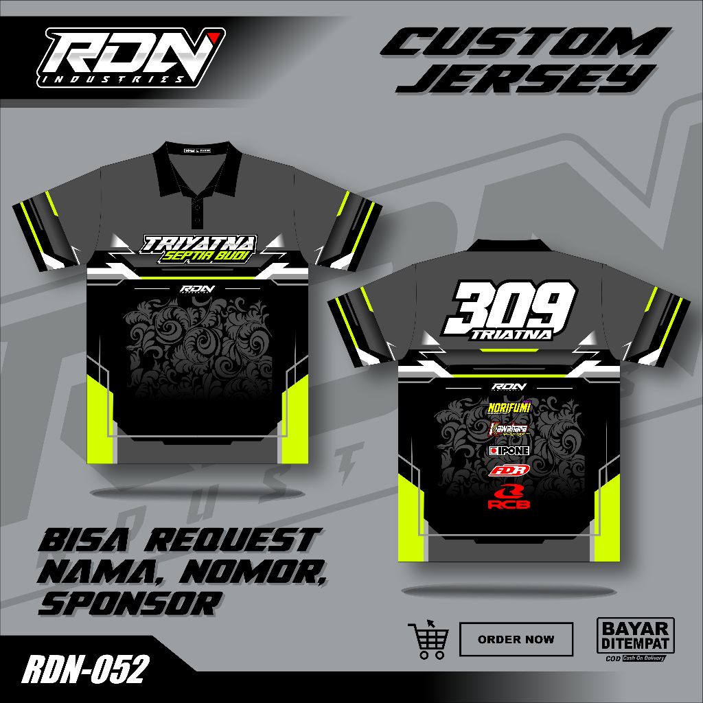 Jual JERSEY RACING Jersey Racing Custom Full Printing Jersey Balap ...