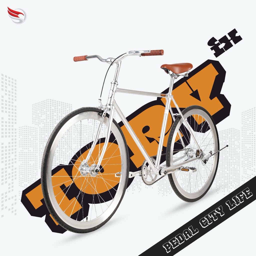 Jual Sepeda Hybrid Element Tory FX Urban Bike Classic Vintage 700c