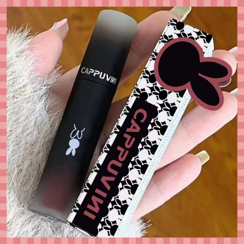Jual CAPPUVINI Dark Rabbit Series Velvet Lip Cream Lipstik Lip Clay ...
