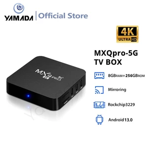 MXQPro 4K Android Tv Box Android 13.0os RAM 8GB ROM 256GB Smart Tv Box Ultra HD Netflix