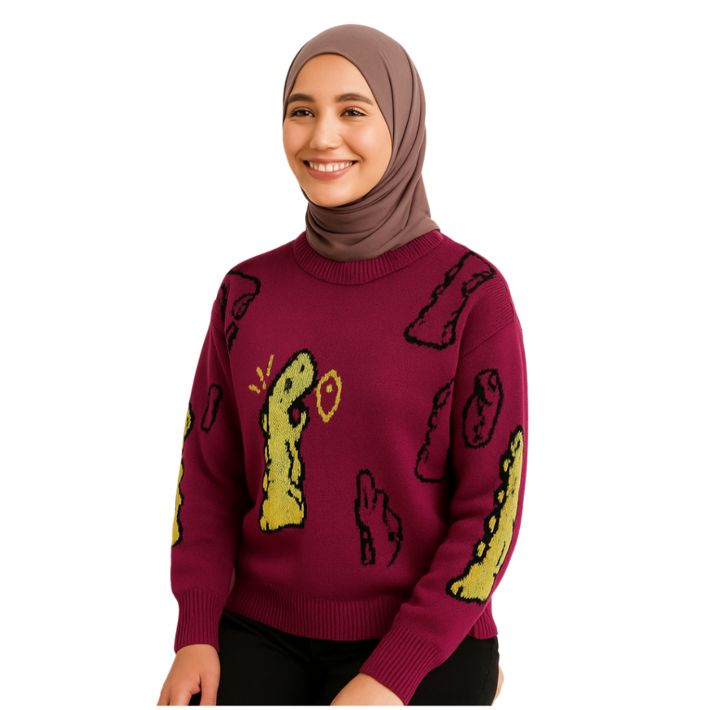 Jual Sweater Raju Wanita Casual Model Kekinian Bahan Tebal dan Lembut ...