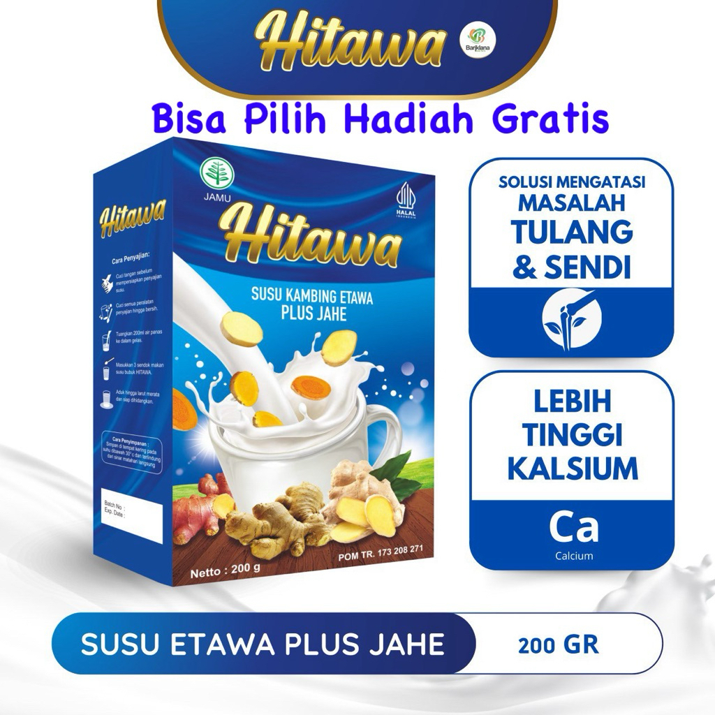 Jual Hitawa 200gr - Susu Kambing Etawa Jahe Kunyit Temulawak | Untuk ...