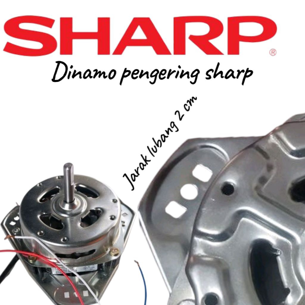 Jual ALL TYPE SHARP Motor Dinamo Spin Pengering Mesin Cuci Sharp Super ...