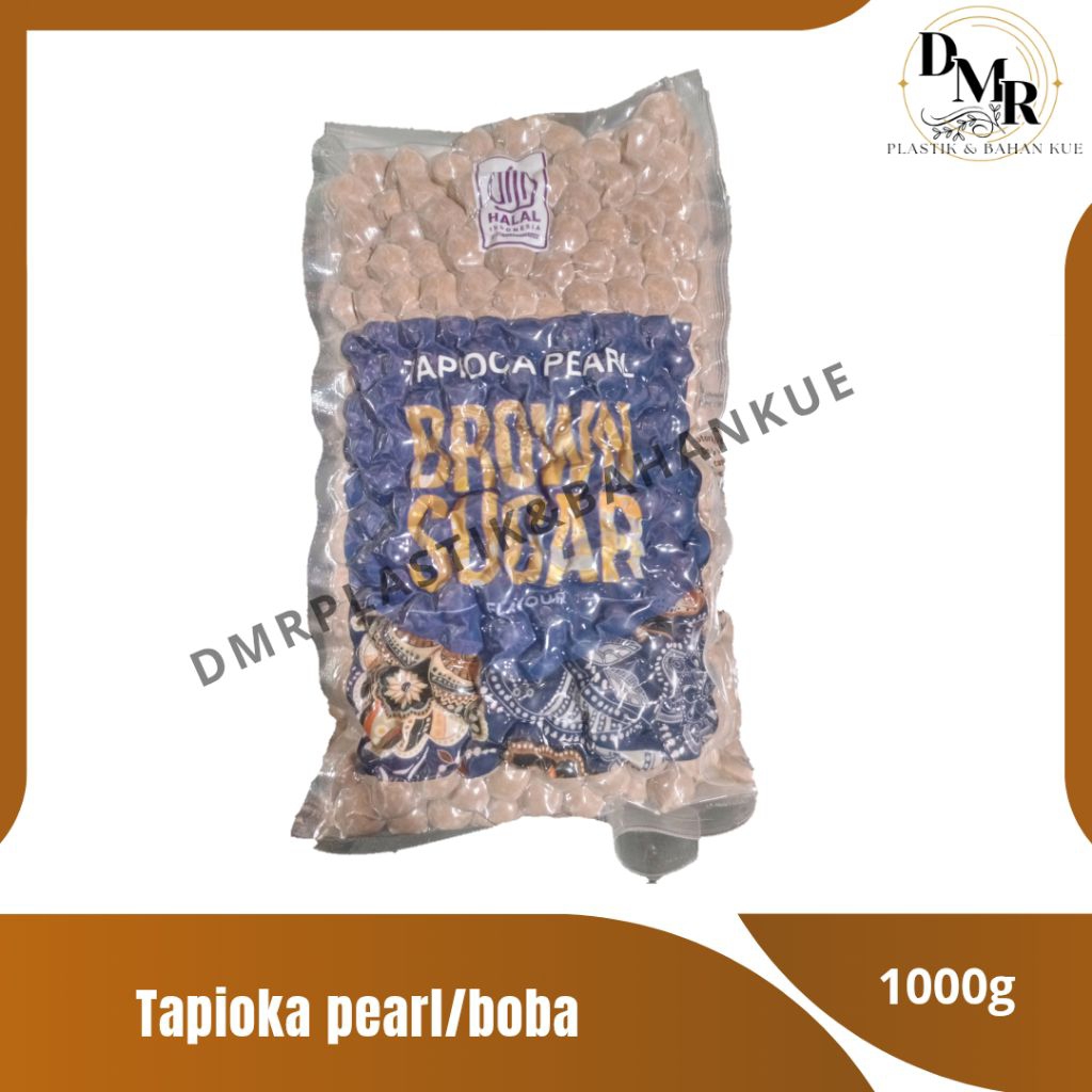 Jual Tapioca pearl brown sugar/boba 1 kg | Shopee Indonesia